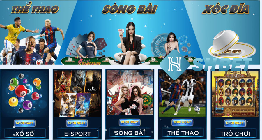 Tham gia nhiều game cá cược SHBET - nhà cái SHBET có tuy tín không