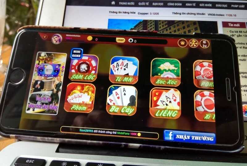 Tạo tài khoản và chơi game Xì dách ngay trên app
