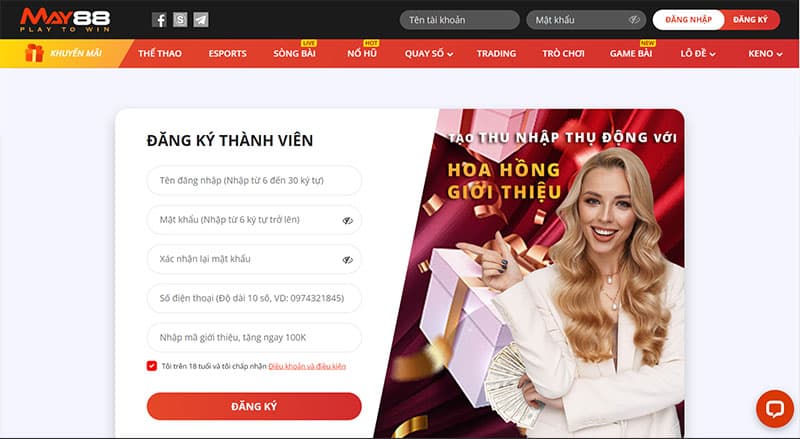 Giới thiệu chi tiết về nhà cái May88