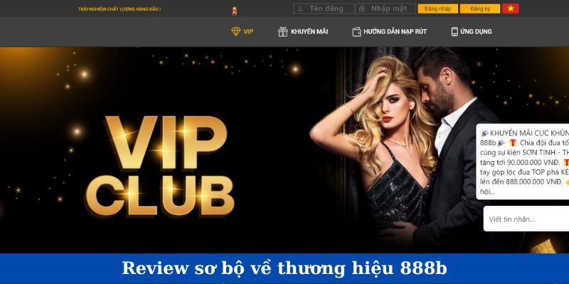 Review sơ bộ về thương hiệu 888b