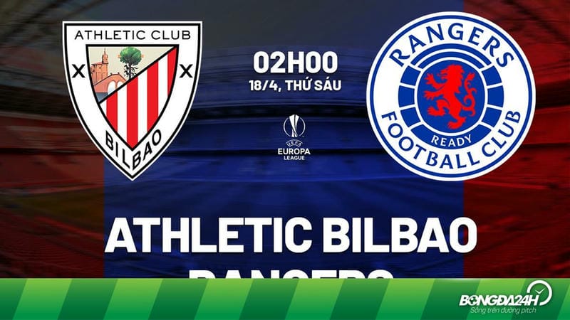 Soi kèo Athletic Bilbao vs Rangers 02h00 18/04/2025 – Europa League.