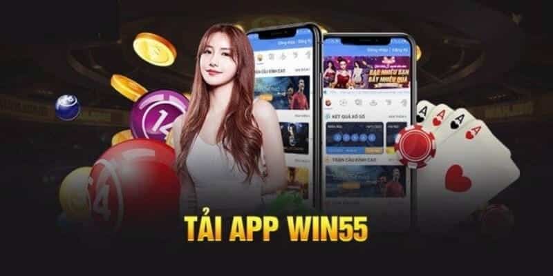  Thông báo cập nhật phiên bản mới khi tải app Win55
